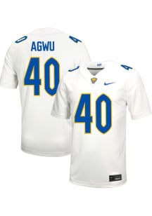 Amah Agwu   Pitt Panthers White Football Name And Number Football Jersey