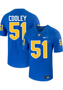 Jiavani Cooley   Pitt Panthers Blue Football Name And Number Football Jersey