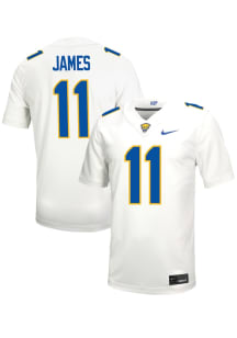 Nick James   Pitt Panthers White Football Name And Number Football Jersey