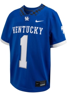 Nike Kentucky Wildcats Boys Blue Replica No 1 Football Jersey