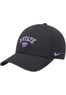 Nike K-State Wildcats CLUB CAP Adjustable Hat - Charcoal