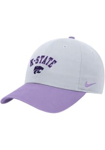 Nike K-State Wildcats CLUB COLOR BLOCK CAP Adjustable Hat - White