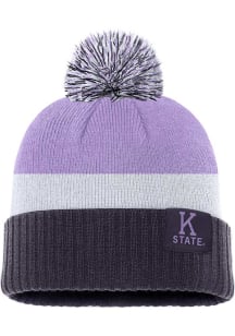 Nike K-State Wildcats Purple CLASSIC STRIPE BEANIE Mens Knit Hat