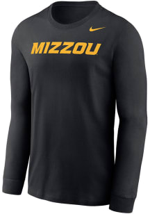 Nike Missouri Tigers Black Legend Wordmark Long Sleeve T Shirt