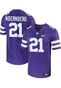 Bryce Noernberg  Nike K-State Wildcats Purple Football Game Football Jersey