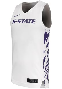 Nike K-State Wildcats White Team Replica Jersey