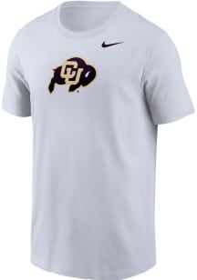 Nike Colorado Buffaloes White Primary Logo Short Sleeve T Shirt