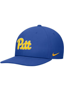 Nike Pitt Panthers Blue Nike DRI FIT Pro Structured Snapback Cap Mens Snapback Hat