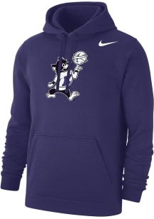 Nike K-State Wildcats Mens Purple Varsity Willie Basketball Long Sleeve Hoodie