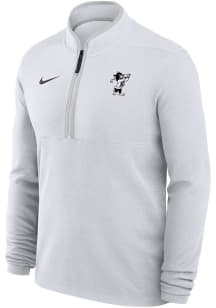 Nike K-State Wildcats Mens White Varsity Willie Golf Long Sleeve Qtr Zip Pullover