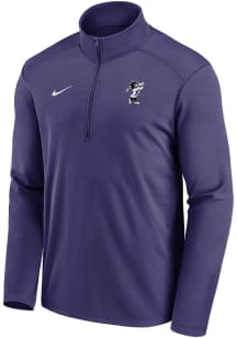 Nike K-State Wildcats Mens Purple Varsity Willie Golf Long Sleeve Qtr Zip Pullover