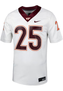 Nike Virginia Tech Hokies White Football Replica Football Jersey