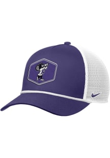 Nike K-State Wildcats Varsity Willie Tennis Rise Trucker Adjustable Hat - Purple
