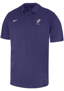 Nike K-State Wildcats Mens Purple Varsity Willie Golf Short Sleeve Polo