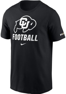 Deion Sanders Colorado Buffaloes Black Sport Drop Prime Football Short Sleeve Player T Shirt