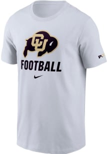 Deion Sanders Colorado Buffaloes White Sport Drop Prime Football Short Sleeve Player T Shirt