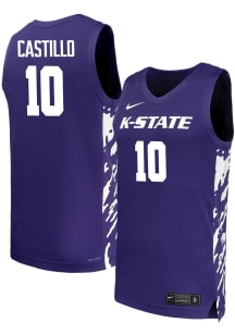 David Castillo  Nike K-State Wildcats Purple Replica Name And Number Jersey