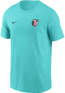 Temwa Chawinga KC Current Teal Name Number Short Sleeve Player T Shirt