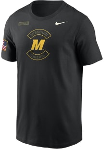 Nike Missouri Tigers Black Military Appreciation DriFIT Short Sleeve T Shirt