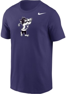 Nike K-State Wildcats Purple Varsity Willie Golf Short Sleeve T Shirt