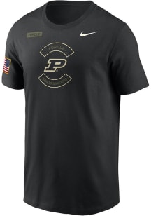 Nike Purdue Boilermakers Black Military Appreciation DriFIT Short Sleeve T Shirt