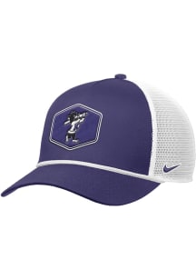 Nike K-State Wildcats Varsity Willie Baseball Rise Trucker Adjustable Hat - Purple