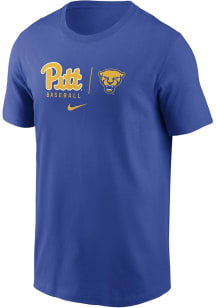 Nike Pitt Panthers Blue Legend Baseball Short Sleeve T Shirt