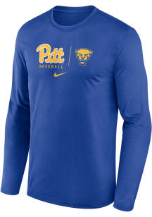 Nike Pitt Panthers Blue Legend Baseball Long Sleeve T-Shirt