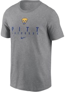 Nike Pitt Panthers Grey Legend Womens Lacrosse Short Sleeve T Shirt