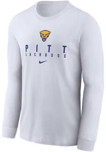 Nike Pitt Panthers White Legend Womens Lacrosse Long Sleeve T-Shirt
