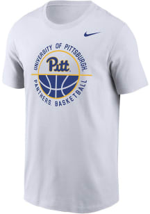 Nike Pitt Panthers White Legend Basketball Short Sleeve T Shirt