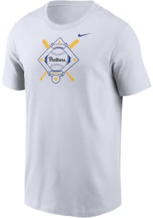 Nike Pitt Panthers White Legend Baseball DriFIT Short Sleeve T Shirt