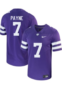 VJ Payne  Nike K-State Wildcats Purple Football Game Name And Number Football Jersey