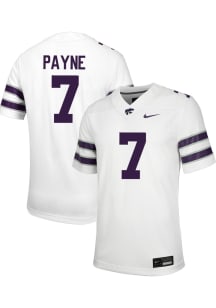 VJ Payne  Nike K-State Wildcats White Football Game Name And Number Football Jersey