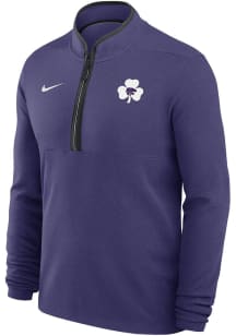 Nike K-State Wildcats Mens Purple Football Aer Lingus College Football Classic Long Sleeve Qtr Zip..