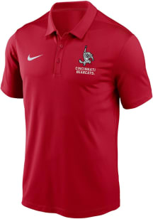 Nike Cincinnati Bearcats Mens Red Vintage Bearcat Short Sleeve Polo