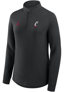 Nike Cincinnati Bearcats Womens Black Victory Qtr Zip Pullover