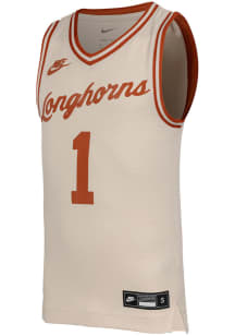 Nike Texas Longhorns Youth Alt White Basketball Jersey