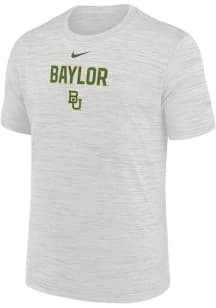 Nike Baylor Bears Grey Flat Name Mascot Velocity Lgnd Short Sleeve T Shirt