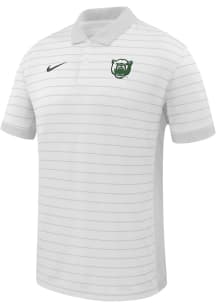 Nike Baylor Bears Mens White Primary Team Logo Victory Short Sleeve Polo