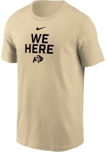 Nike Colorado Buffaloes Gold Slogan Dri-FIT Short Sleeve T Shirt