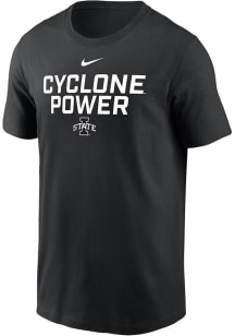 Nike Iowa State Cyclones Black Slogan Dri-FIT Short Sleeve T Shirt