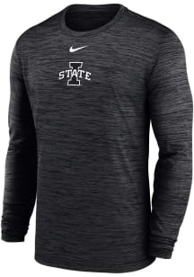 Nike Iowa State Cyclones Black Primary Team Logo Velocity Lgnd Long Sleeve T-Shirt