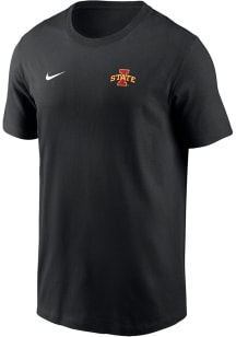 Nike Iowa State Cyclones Black Flat Name Mascot Legend Short Sleeve T Shirt