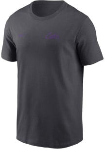 Nike K-State Wildcats Charcoal Flat Name Mascot Legend Short Sleeve T Shirt