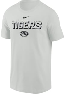 Nike Missouri Tigers Grey Flat Name Mascot Legend Short Sleeve T Shirt