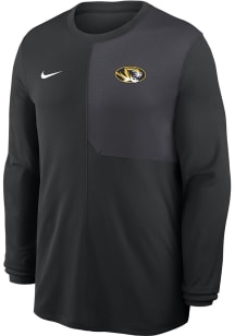 Nike Missouri Tigers Black Primary Team Logo Coach Long Sleeve T-Shirt