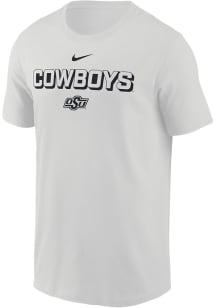 Nike Oklahoma State Cowboys Grey Flat Name Mascot Legend Short Sleeve T Shirt