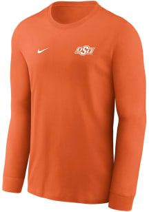 Nike Oklahoma State Cowboys Orange Primary Team Logo Legend Long Sleeve T-Shirt