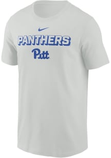 Nike Pitt Panthers Grey Flat Name Mascot Legend Short Sleeve T Shirt